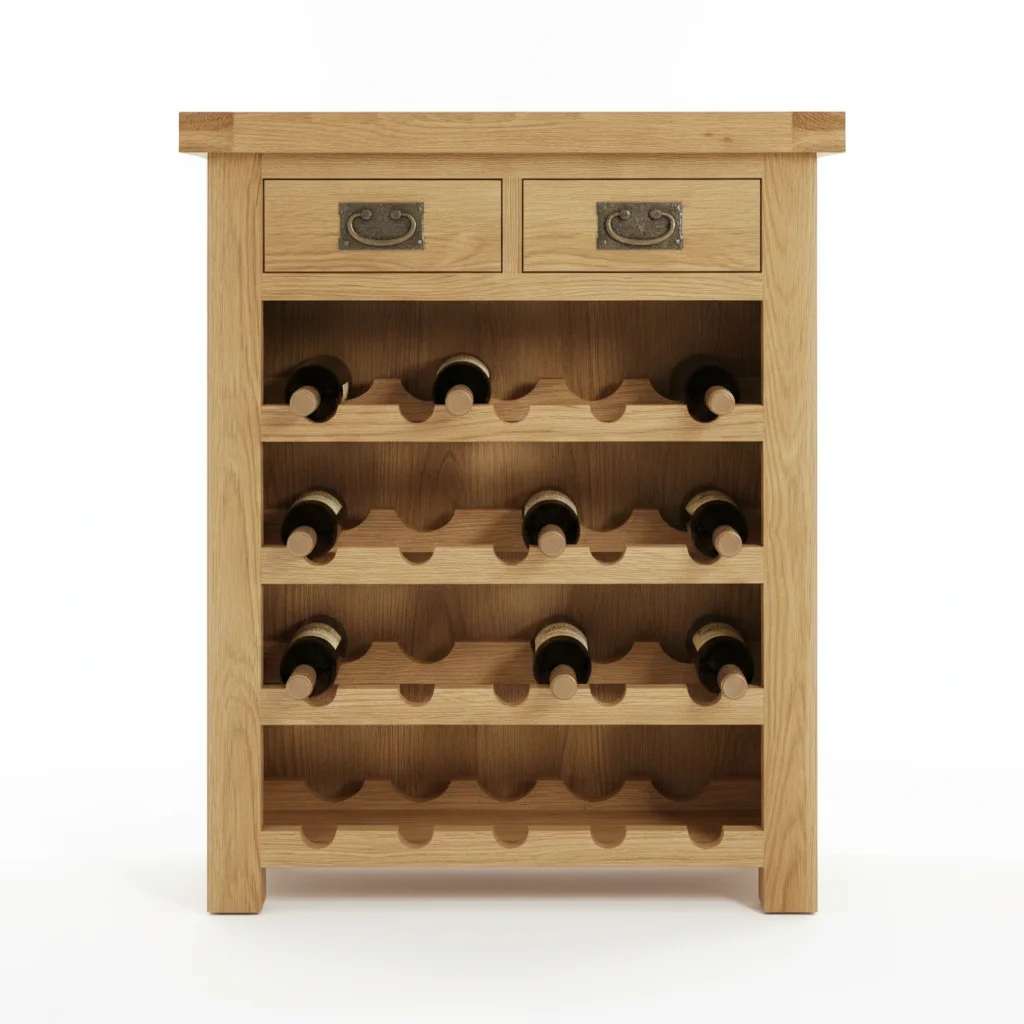 Oak Wine Rack