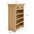 Oak Wine Rack