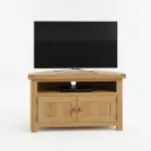 oak corner tv cabinet