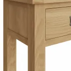 oak wood console table