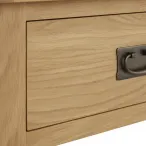 oak wood console table
