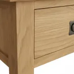 oak wood console table