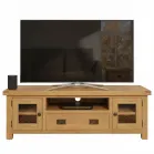 rustic oak tv stands 150cm
