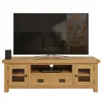 rustic oak tv stands 150cm