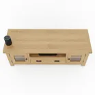 rustic oak tv stands 150cm