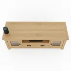 rustic oak tv stands 150cm
