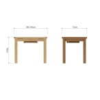 Light Oak Dining Table