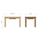 Extension Oak Dining Table