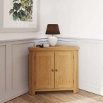 Oak Corner Cupboard
