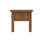 light oak lamp table