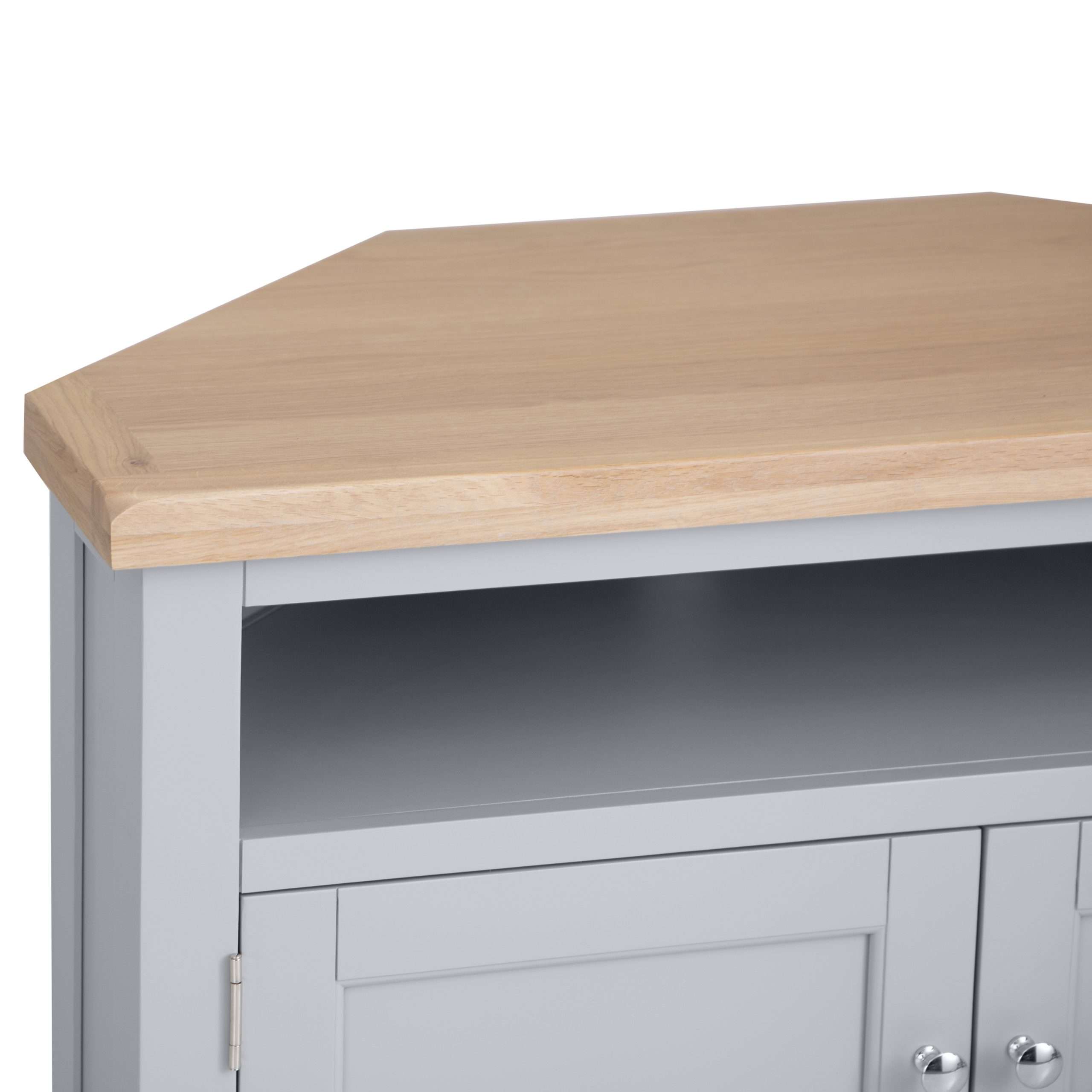 Grey Corner TV Unit