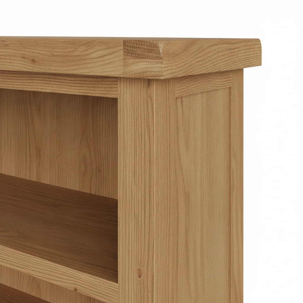 Low Oak Bookcase