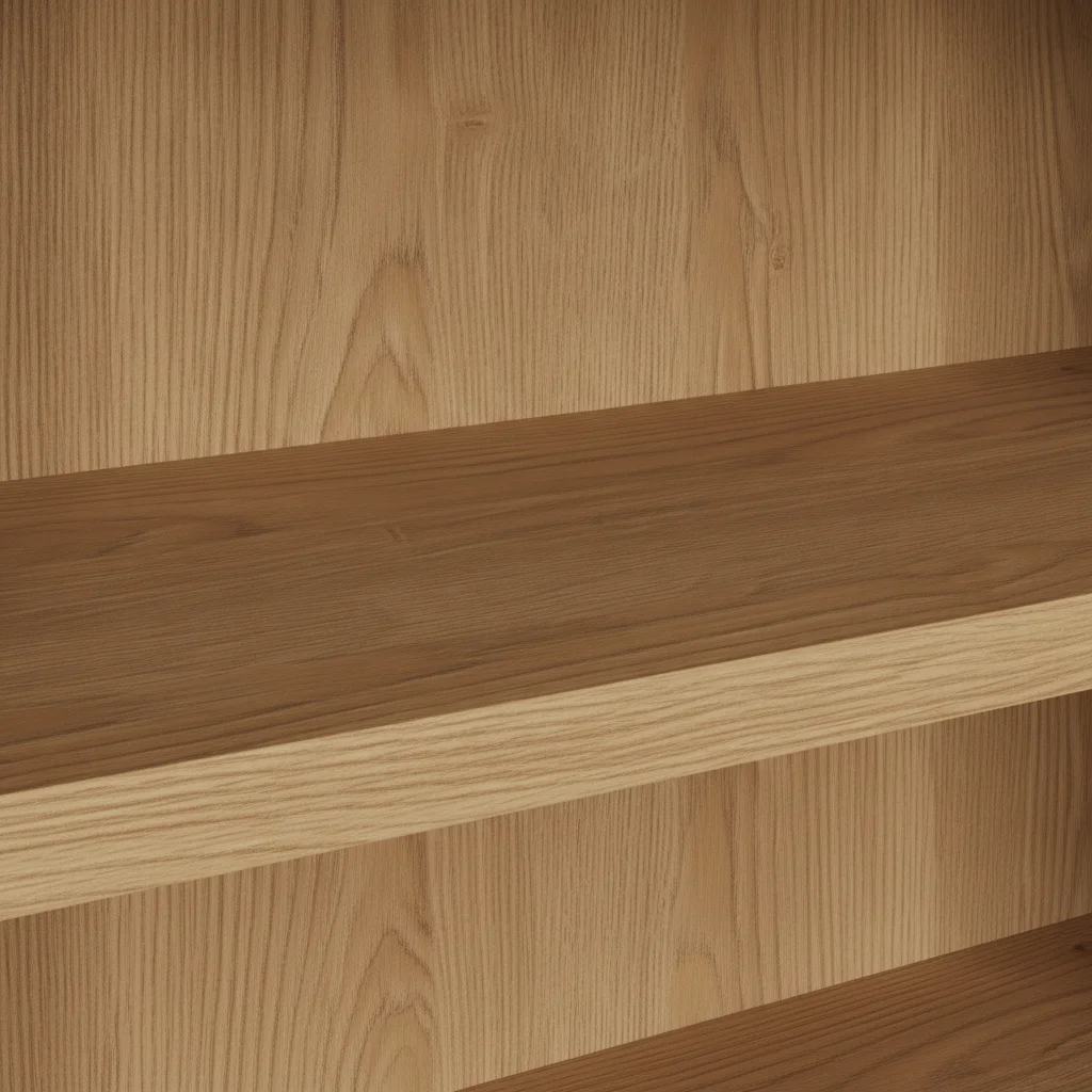 Low Oak Bookcase