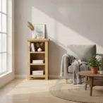 Narrow Oak Shelf Unit