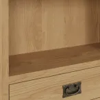 Oak Bookcase With Drawer
