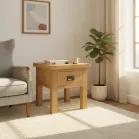 Oak Lamp Table