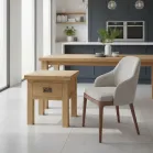 Oak Lamp Table