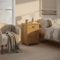 Rustic Oak Side Table