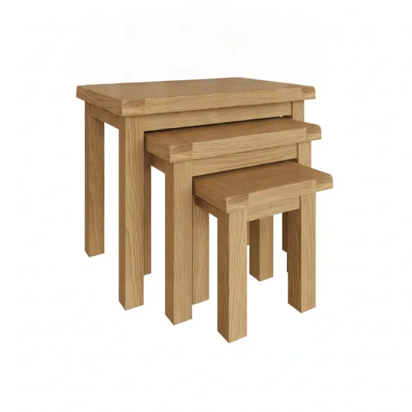 Solid Oak Nesting Tables