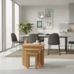 Solid Oak Nesting Tables