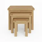 Solid Oak Nesting Tables