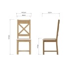 Oak Upholstered Dining Chairs