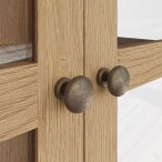 Oak Display Cabinet