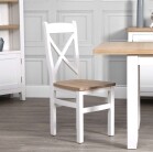 white and wooden chairs