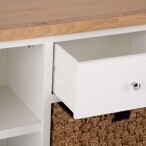 White and Oak Sideboard