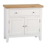 White Narrow Sideboard