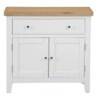 White Narrow Sideboard