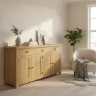 Extra Large Oak Sideboard 200cm