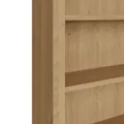 Oak Bookcase with Doors