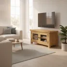 Oak Furniture TV Cabinet