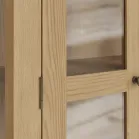 Oak Glass Display Cabinet