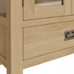 Oak Glass Display Cabinet