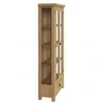 Oak Glass Display Cabinet