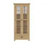Oak Glass Display Cabinet