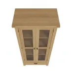 Oak Glass Display Cabinet