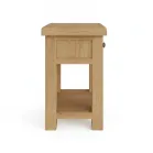 Oak Lamp Table with Drawer