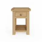 Oak Lamp Table with Drawer