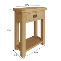 Oak Phone Table
