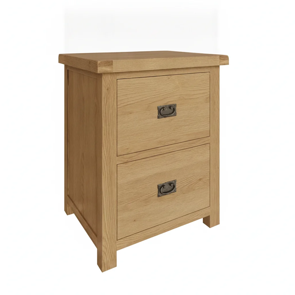 Rustic Oak Side Tables