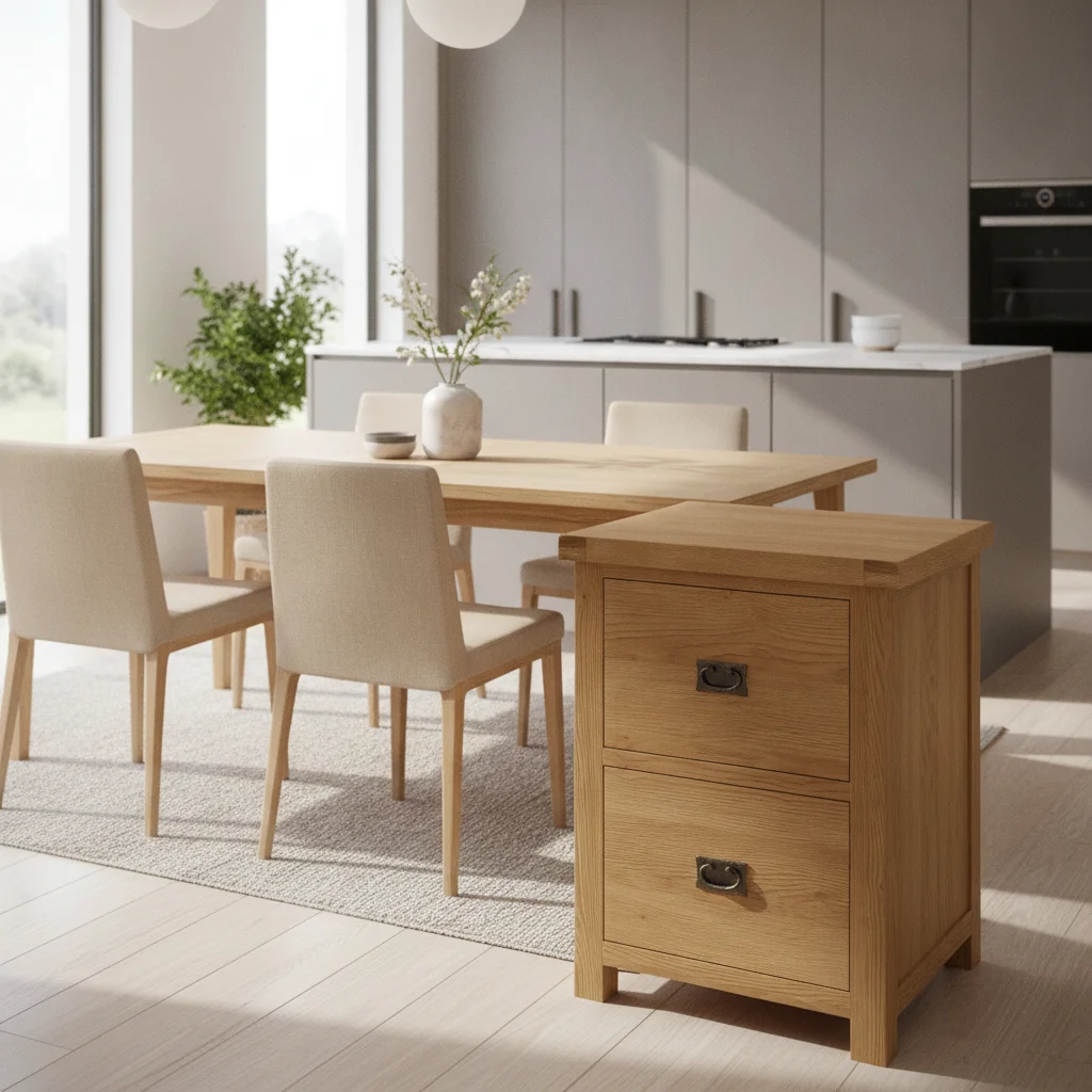 Rustic Oak Side Tables