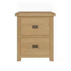 Rustic Oak Side Tables
