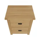 Rustic Oak Side Tables