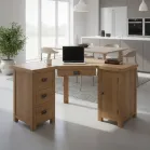 Solid Wood Corner Desk