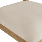rustic oak dining chair