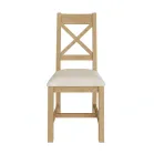 rustic oak dining chair