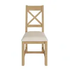 rustic oak dining chair